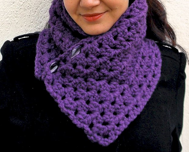Шал тип яка Violet
